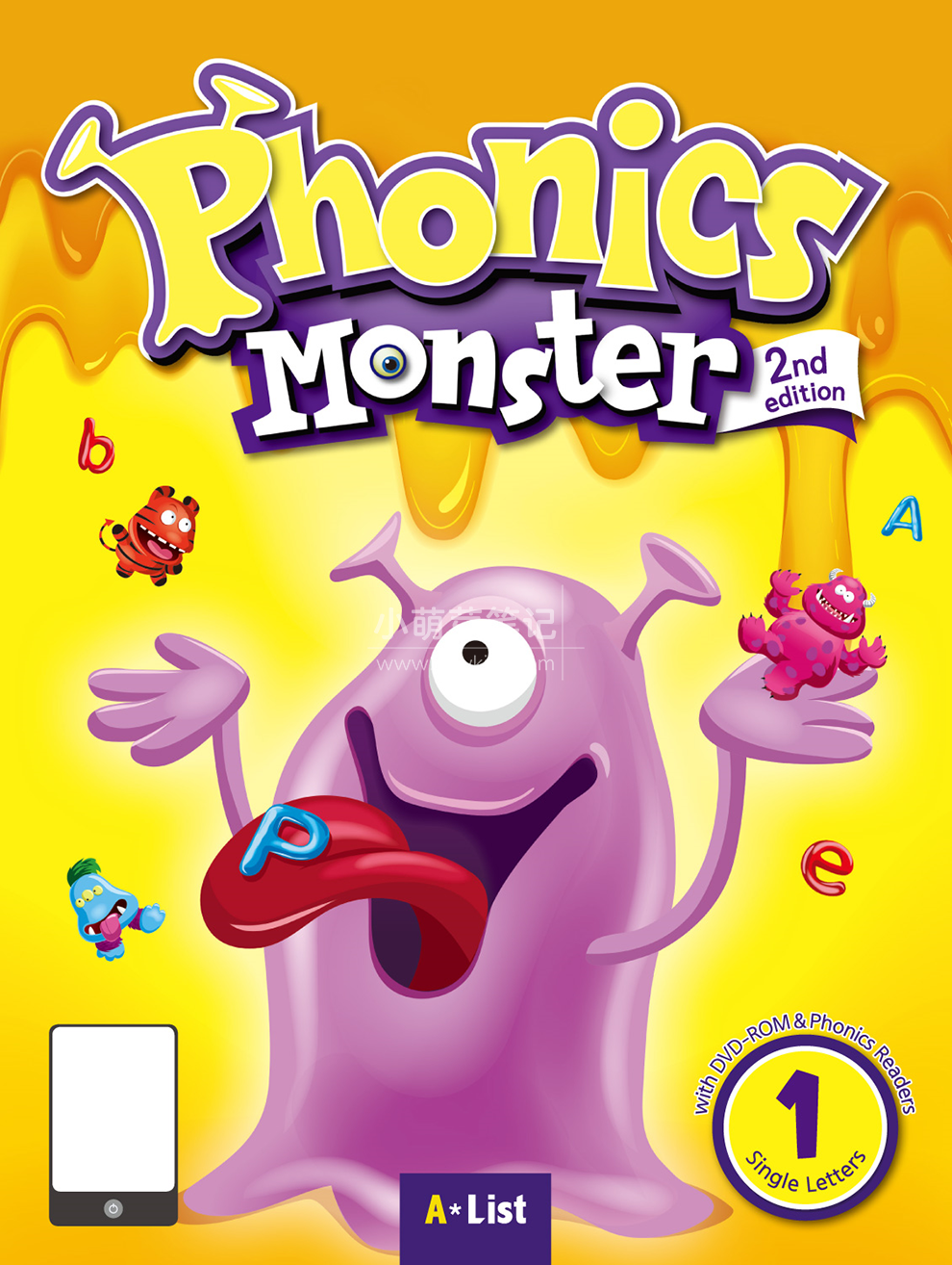 《Phonics Monster》拼读怪兽英语自然拼读学习教材，全1-4系列，学生书+练习册+读物+教材，百度云网盘下载_小萌芽笔记