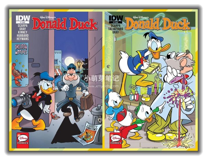 迪斯尼英文绘本《Donald Duck唐老鸭》全21册电子版PDF绘本，百度云网盘下载！_小萌芽笔记